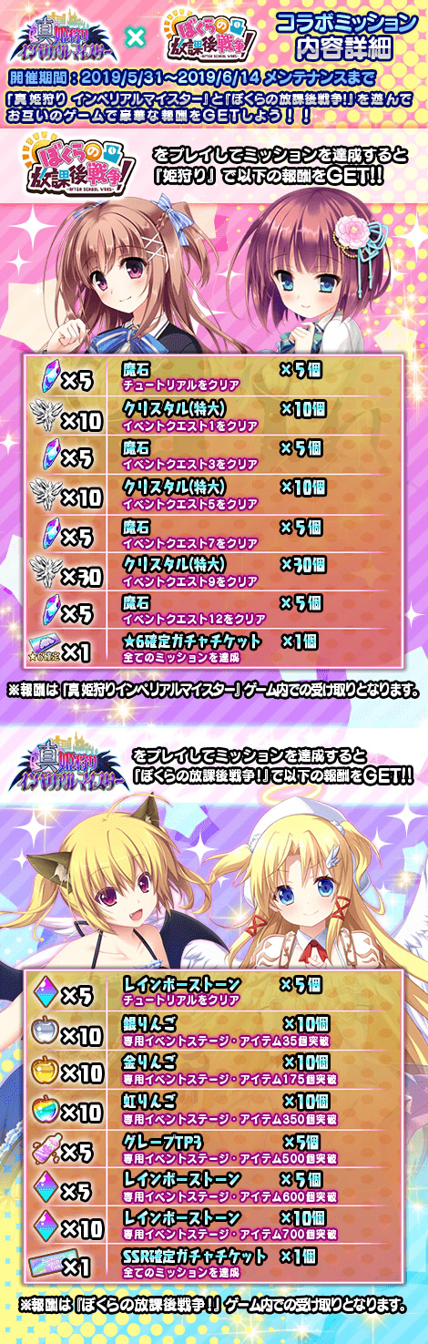 コラボ相互ミッション報酬リスト,nolink コラボ相互ミッション報酬リスト,nolink